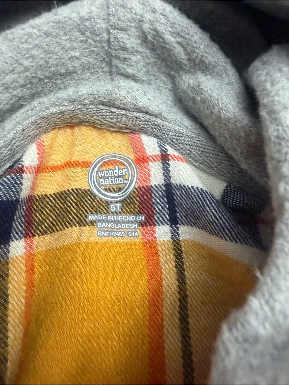 wonder nation yellow plaid